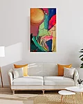 Make Your Dreams A Reality 2023 acrylic on canvas  50x100cm