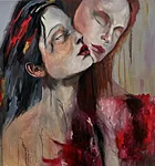 "Who Are...?" 2026 akrüül lõuendil 90x90cm 
