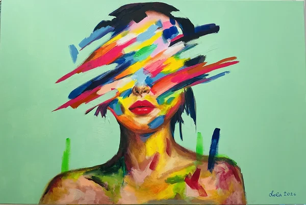 "Copacabana kiss" 2026 akrüül 80x120cm