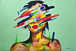 "Copacabana kiss" 2026 akrüül 80x120cm