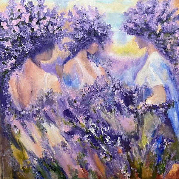 "Õitsemise aeg" 2026 akrüül 80x90cm