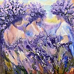 "Õitsemise aeg" 2026 akrüül 80x90cm