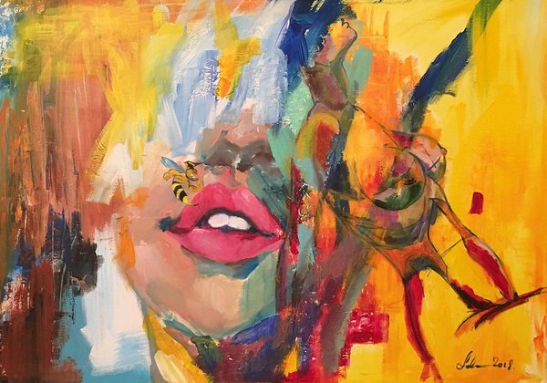 Imeline suvi, 2018 acrylic on canvas 60x80 cm
