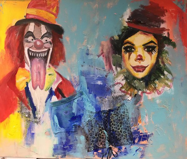 Lavastus, 2018 acrylic on canvas 10x100 cm
