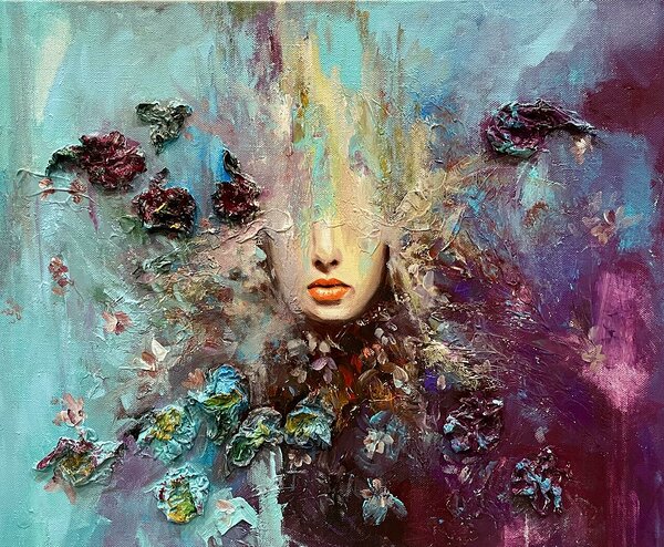 PENELOPE 2022 acrylic on canvas 80x100cm