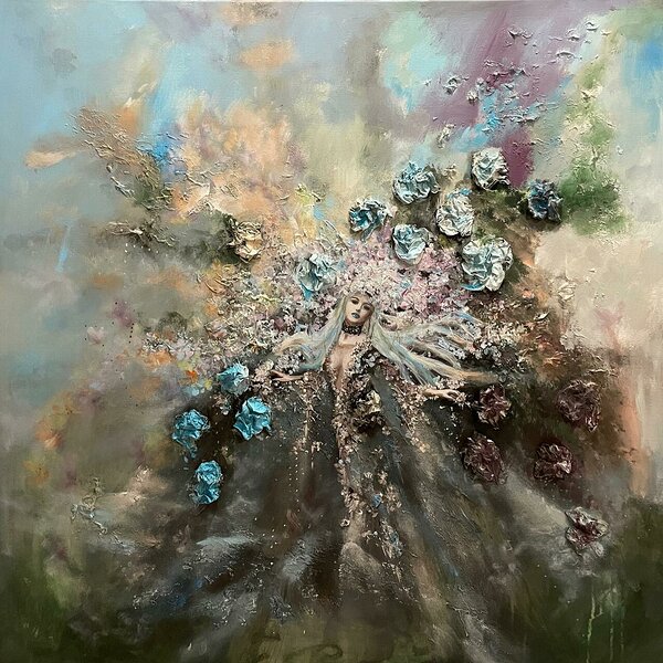 HÄRMATIS 2022 acrylic on canvas 100x100cm