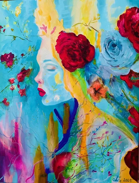 UNUSTATUD KEVAD 2025 akrüül lõuendil 60x80cm
