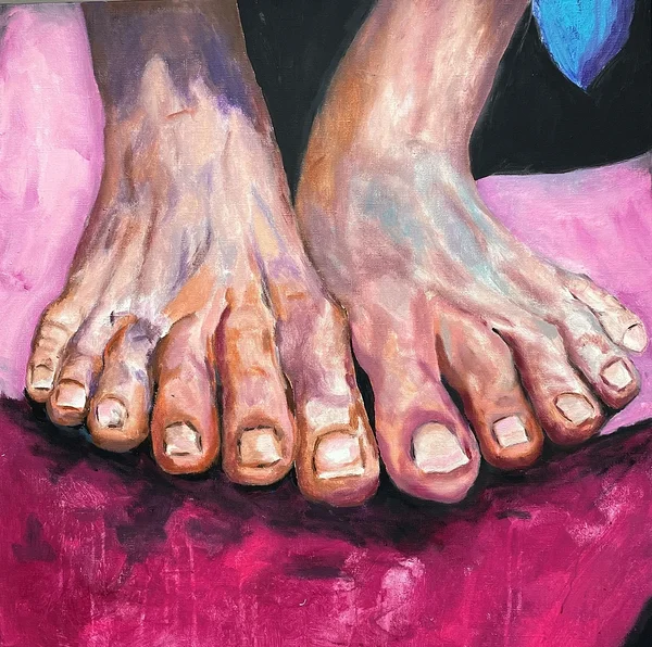"Lätlane vist?" 2026 akrüül lõuendil 80x100 cm
