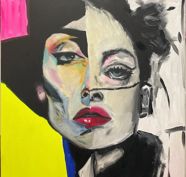 Mina või tema? 2025 akrüül lõuendil 80x80cm