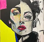 Mina või tema? 2025 akrüül lõuendil 80x80cm