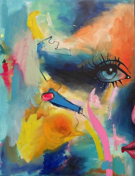 POP 2023 acrylic on canvas 70x90cm