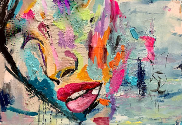 Keegi teine, 2020 acrylic on masonite 120x80 cm