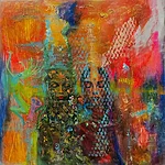 I Must Be Dreaming 2025 akrüül lõuendil 80x80cm