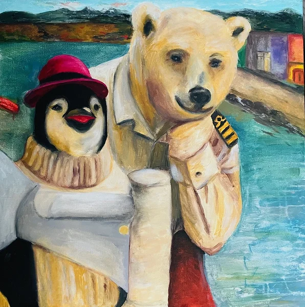 "EKSPEDITSIOON" 2025 akrüül 80x80cm