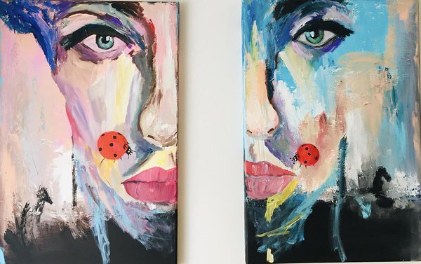 Lepatriinu, 2019 acrylic on canvas 60x80 cm