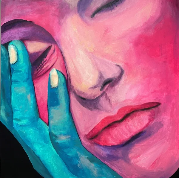 "Walking On A Dream" 2026 akrüül 80x80cm