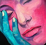 "Walking On A Dream" 2026 akrüül 80x80cm