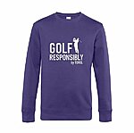 Lilla (purpe) &quot;Golf responsibly&quot; pehme pusa