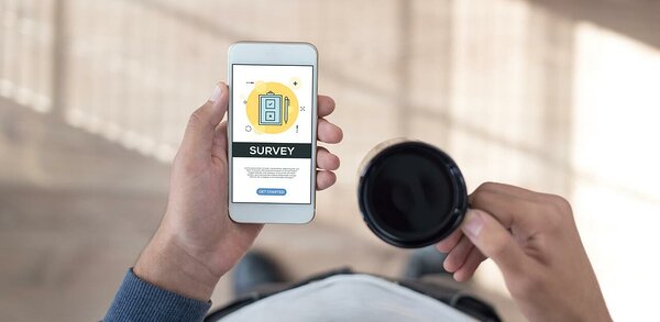 Survey SMS landing page