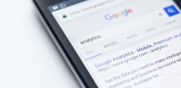 Analytics search term in Google