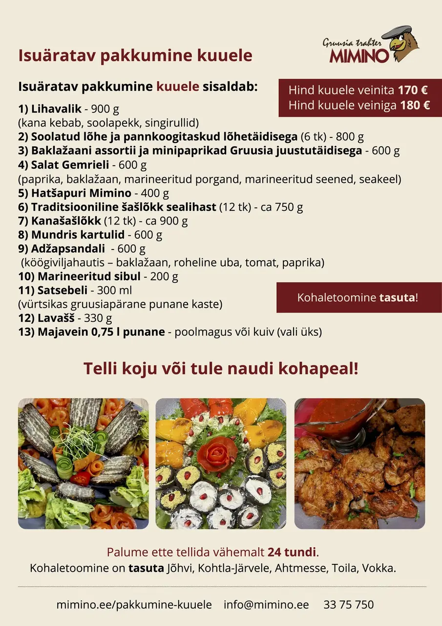 Isuäratav pakkumine kuuele