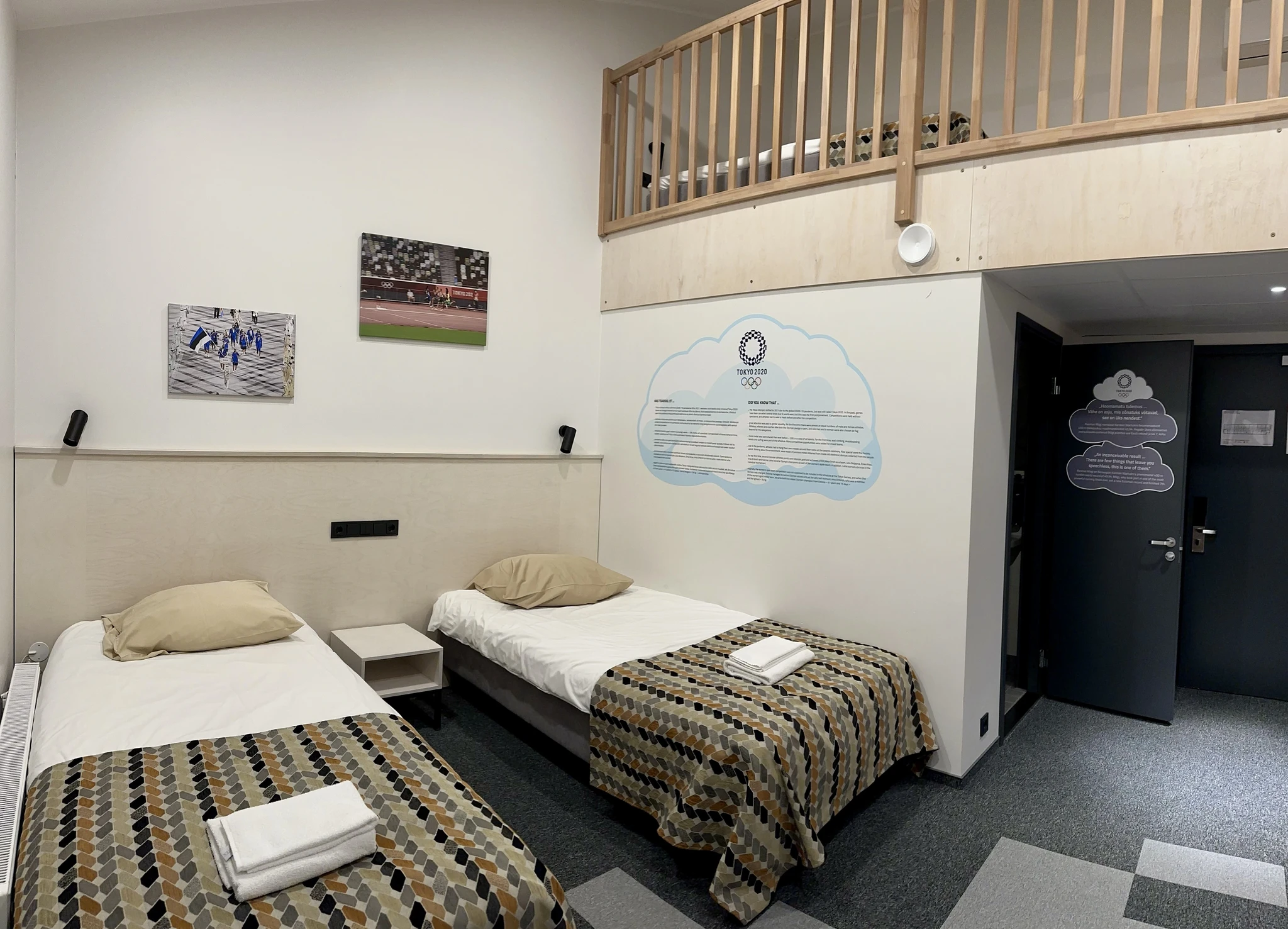 Ööbi olümpiahõngulises toas!