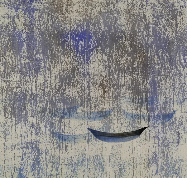 Üle jõe ja puude varju, 180 x190cm, 2023, repro Stanislav Stepaško ©