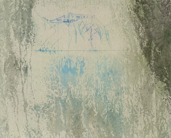 Casa Malaparte, 90 x 110 cm, 2024, repro Stanislav Stepaško ©