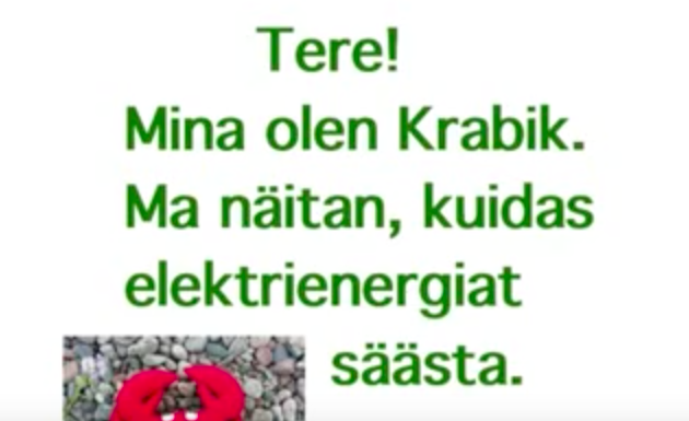 Krabik näitab, kuidas elektrienergiat säästa