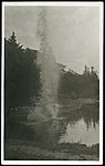 Keila jõe supluskoha Punane Vähk süvendamine, paekamakate lõhkamine 1927. aastal. Foto: Harjumaa muuseum