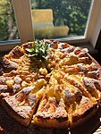 Apple cake in autumn