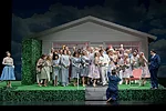 Qiong Wu (La Cugina), Bernarda Klinar (Suzuki), Ana Akhmetili (La Zia), Elissophie Davli (La Madre), Cristiana Oliveira (Cio Cio San),  Adam Sánchez (Pinkerton), Jakob Nistler (Goro), Jacob Philips (Sharpless), © Cordula Treml