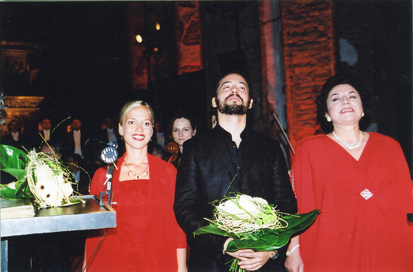 Angelika Mikk, Gianni Botta and Ewa Podleś
