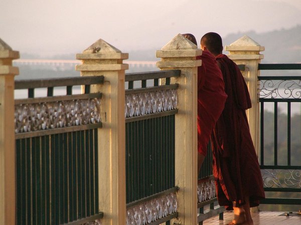 novices looking at the sunset