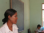 teacher in a suburb school in Yangon, Myanmar