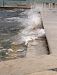 wet steps on San Giorgio