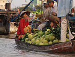 in the floating market