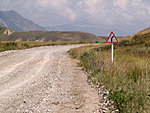 the road to Kazarman
