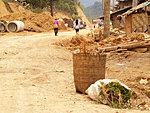 Lao village near Vietnamese border