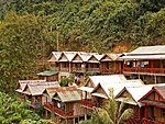 tourist bungalows in Nong Khiaw