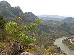 view from the mountain, Nong Khiaw