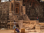 Wat Phu, renovation works in process