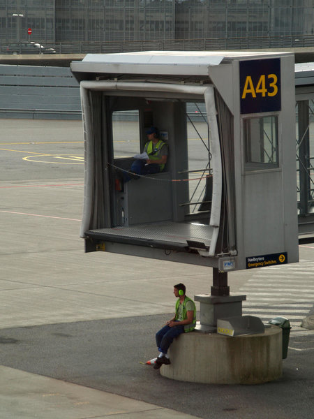 waiting for the plane in Oslo