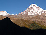 Mount Kazbek in the morning