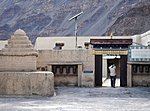 entrance to the old temple in Tabo+