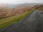 down from Hardknott pass