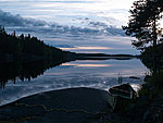 summer night at lake Kolovesi, Finland