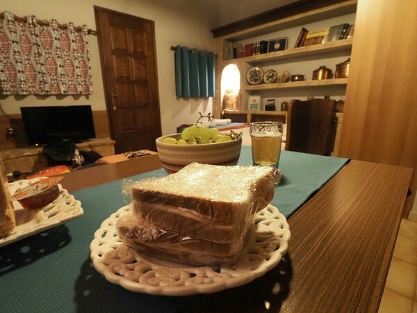 a nice welcome from our host