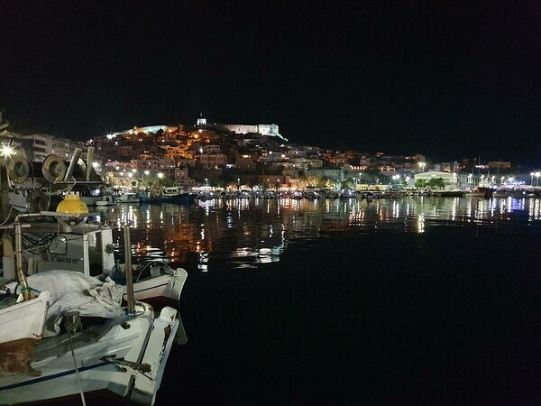Kavala at night