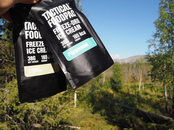 Eesti jäätis Soome rabas, kingitus Tactical Foodsilt